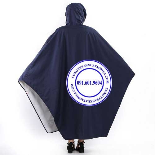 Cơ sở sản xuất áo mưa cánh dơi vải dù siêu nhẹ, xưởng may áo mưa vải dù cao cấp, áo mưa cánh dơi vải nhựa rạng đông giá rẻ
