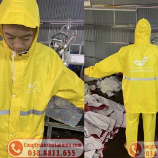 Sản xuất áo mưa quà tặng bưu điện VNpost