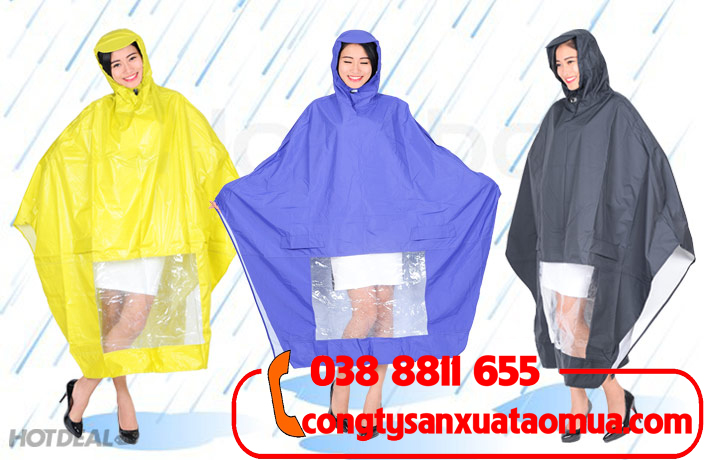 Sản xuất áo mưa cánh dơi tại Hà Nội