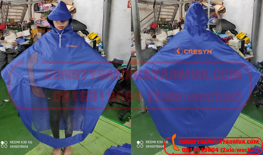 Xưởng sản xuất áo mưa vải dù dày tại Hà Nội