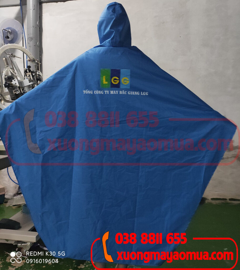 Sản xuất áo mưa quà tặng tổng công ty may Bắc Giang LGG