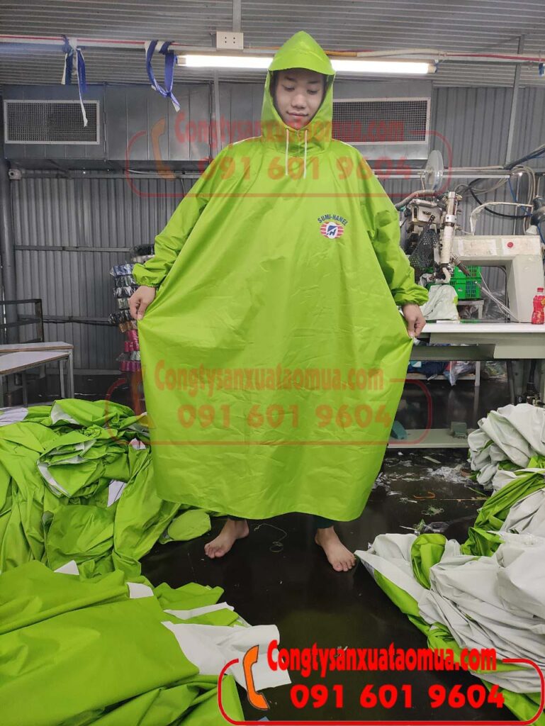 công ty sản xuất áo mưa bít hông quà tặng công đoàn công ty sumi hanel